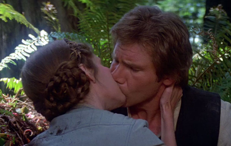 Han Solo y la princesa Leia se casan