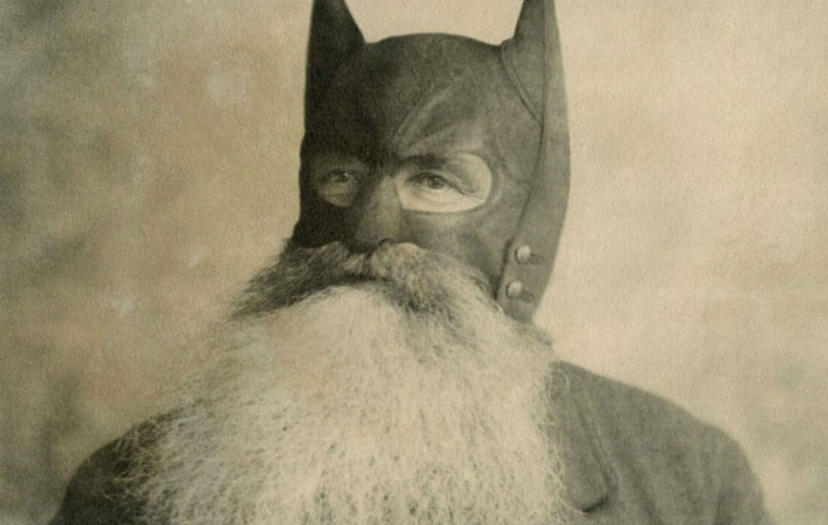 El autentico Batman tenía barba. ¿Un bulo de internet?