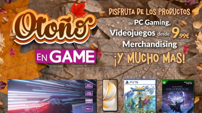 Aprovecha las ofertas de otoño en GAME para PS5, Switch y PC