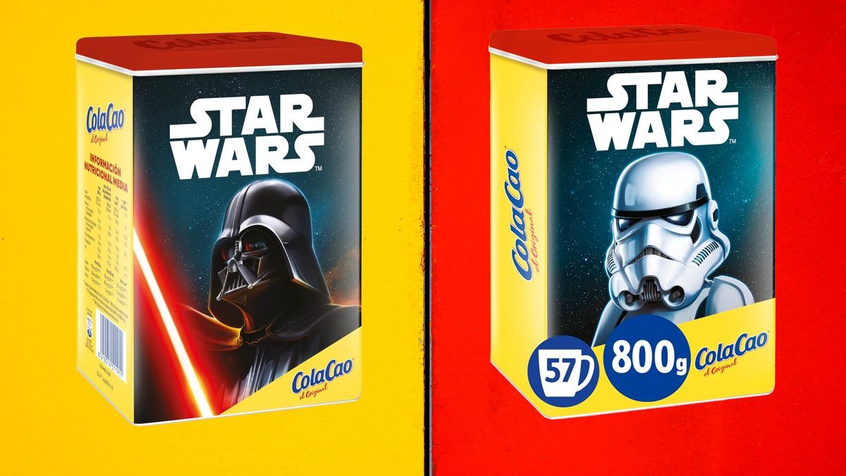 ColaCao lanza edición especial de Star Wars con Darth Vader y Stormtrooper