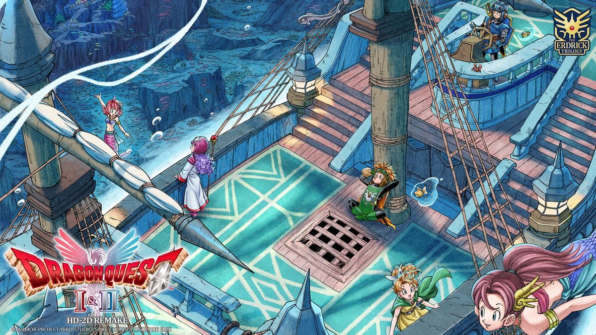 Dragon Quest I y II HD-2D Remake explora el Fondo Marino