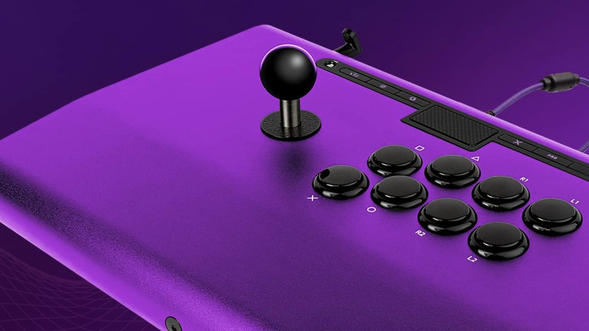 Mando arcade para PS5 inspirado en recreativas disponible en colores