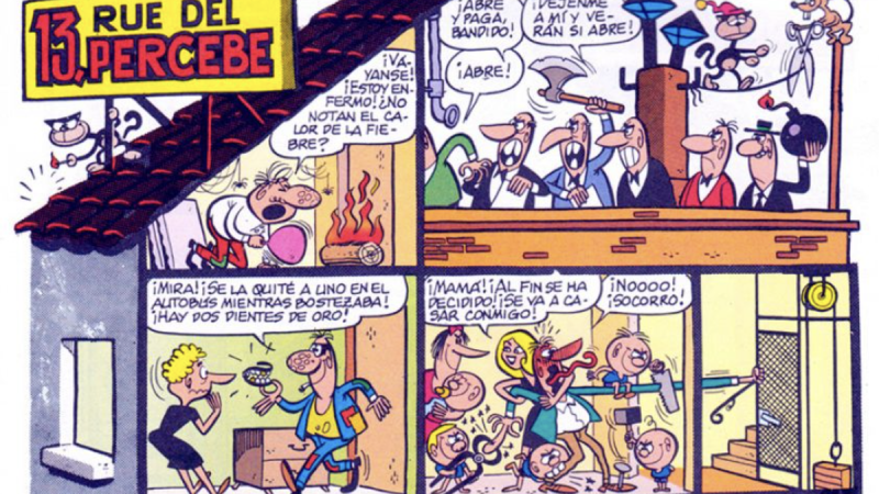 Toda la obra de 13 Rúe del Percebe de Ibáñez en una edición