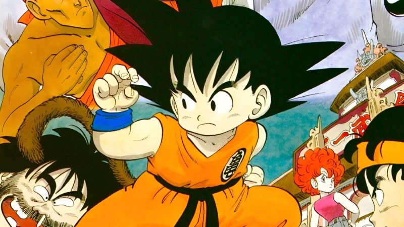 Torneo de artes marciales de Dragon Ball con maqueta y figuras
