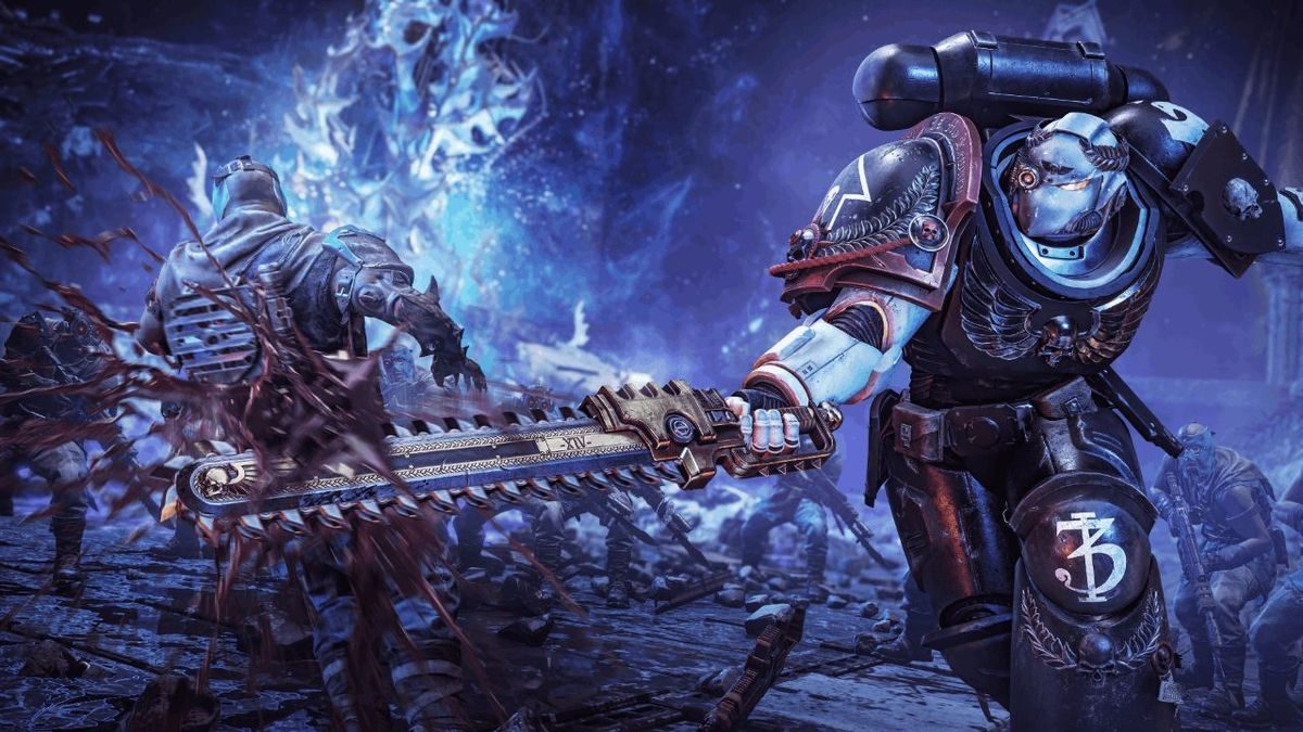 Warhammer 40.000 Space Marine 2 lanza edición física para PS5 y Xbox