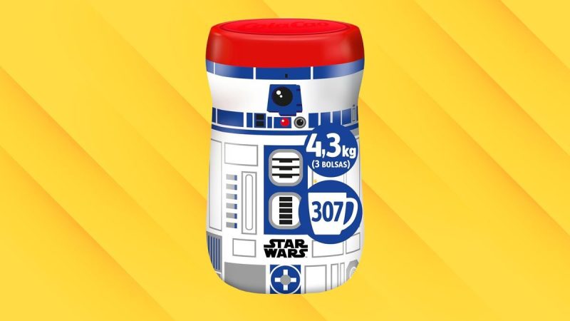 Bote de ColaCao y Star Wars: taburete de R2D2 sorprendente
