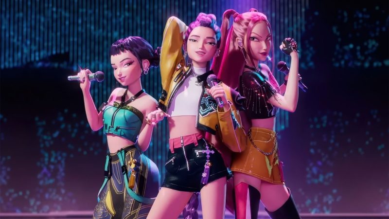 Guerreras K-pop con peluches, juegos y merchandising de Netflix y Mattel