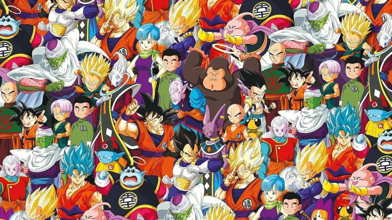 Puzzle de Dragon Ball Z de 1.000 piezas en oferta con todos los personajes